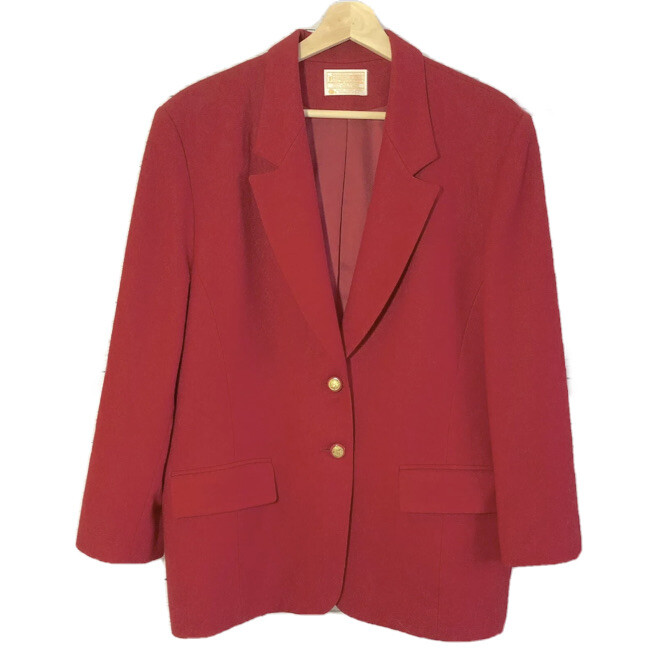 Pendleton Wool Blazer Jacket Long Sleeves Gold Bu… - image 1