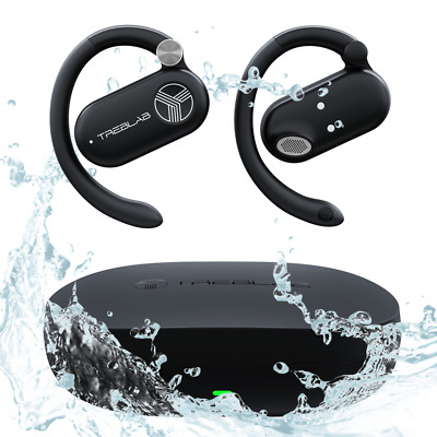 TREBLAB X-Open - True Open Ear Wireless Earbuds, Lightweight, 40H Playtime