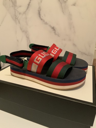 Men's Gucci NS Nylon Poppy Logo Navy 
