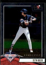 2019 Panini USA Baseball Stars & Stripes #83 Seth Beer Base Longevity