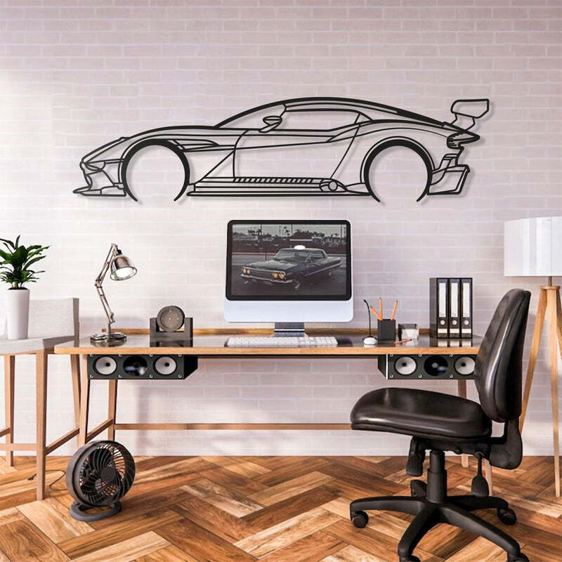 3D Acrylic Metal Car Wall Art USA Vulcan MT1108 Auto Poster