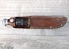Vintage Marbles Gladstone Hunting Knife no. 45 Ideal with 6in Blade and Sheath