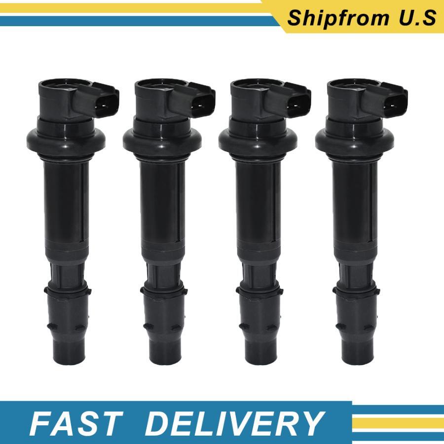 4PCS Ignition Coils F6T553 for Kawasaki Ninja ZX-6R Triumph