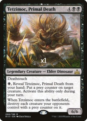MTG Rivals of Ixalan RIX Tetzimoc, Primal Death MINT