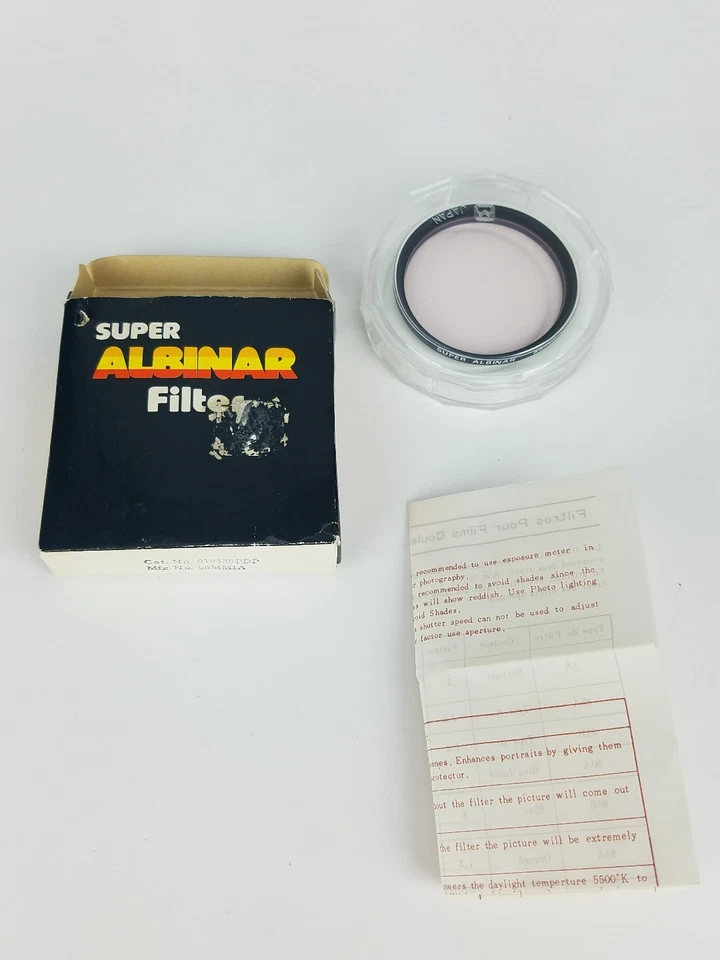 Super Albinar 55 mm Cross Screen Screw-In Filter Case Made in Japan 919438PDP - Image 2 of 4