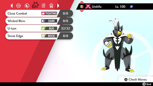 6IV Gmax Urshifu Single Strike (Dark) and Urshifu Rapid Strike (Water) Pokemon - Picture 3 of 7