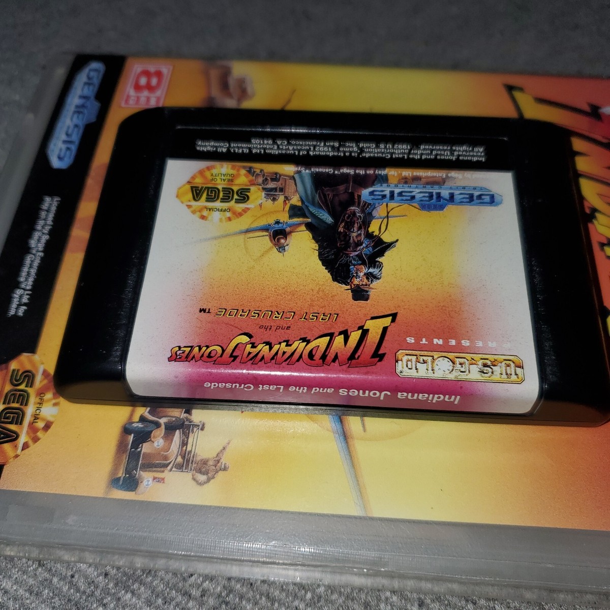 SEGA - GG★INDIANA JONES AND THE LAST CRUSADE Indy Indiana Jones and the Last Crusade Sega GameGear Game