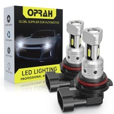 2x 9005/HB3 LED Headlight Kit Combo Bulbs 6500K High BEAM Super White Bright A++