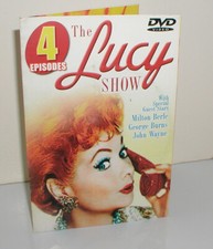 THE LUCY SHOW 4 EPISODES DOLLAR DVD WITH MILTON BERLE GEORGE BURNS JOHN WAYNE