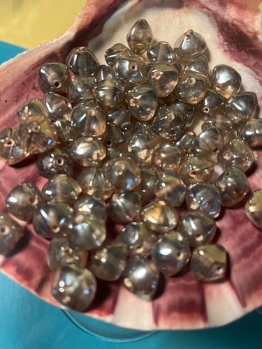 14 GORGEOUS UNIQUE VINTAGE ARTISANAL GLASS BEADS FROM INDIA - JEWELRY MOSAICS - Picture 3 of 4