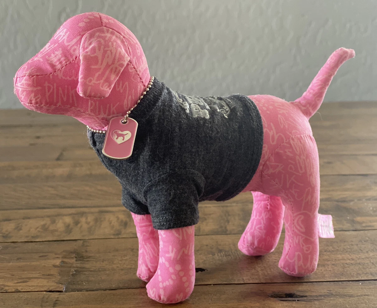 Victoria Secret Pink Dog Plush 86 Tour Love Rock N Roll Around The World