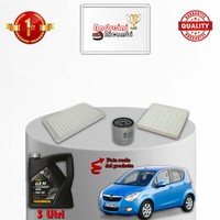 Set Service 3 Filter Und ÖL Opel Agila B 1.0 LPG 48KW 65CV Von 2010->