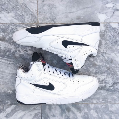 Größe 8 - Nike Air Flight Lite 2021 Mid White Black