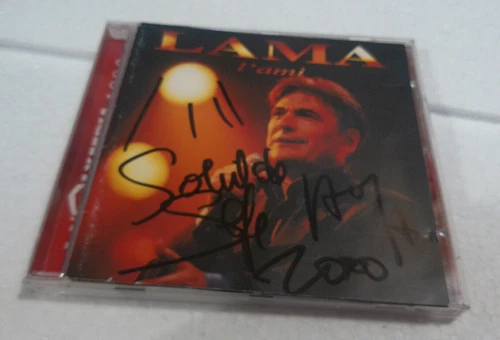 CD SERGE LAMA L'AMI  OLYMPIA 96 CD Dédicassé  /  CD 17 TITRES  ETgriH