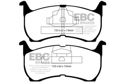 EBC RedStuff Front Brake Pads | Multiple Fitments (DP31210C)