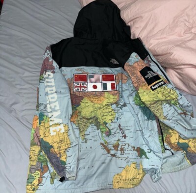 The North Face x Supreme 2014 Atlas Map Expedition Jacket Size XXL