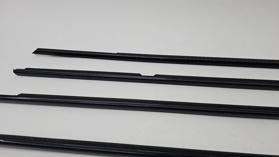 2013-2018 BMW F30 320i 328i 335i Door Window Glass Belt Molding Set Of 4 OEM - Image 4 of 4