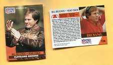 BILL BELICHICK NEW ENGLAND PATRIOTS 1992 PROSET NFL FOOTBALL ROOKIE CARD #126. rookie card picture