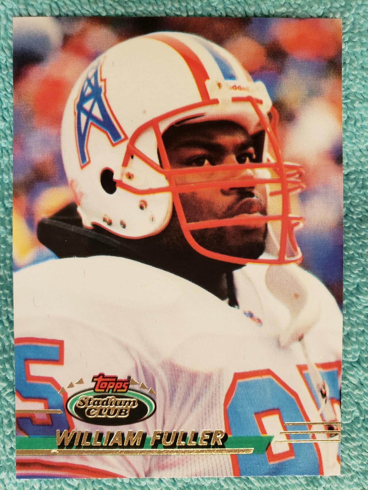 1993 TOPPS STADIUM CLUB WILLIAM FULLER #166 HOUSTON OILERS 