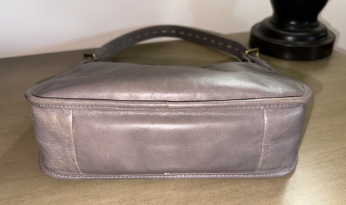 HOBO Bolsos Charlie Vintage Gris Cuero Hobo Bolso de Hombro Monedero - Imagen 10 de 10