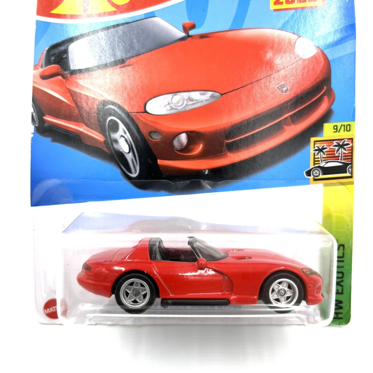 ウッソ・エヴィン　ガレージキット Hot Wheels '92 Dodge Viper RT/10 Red HW Exotics CUSTOM REAL RIDER