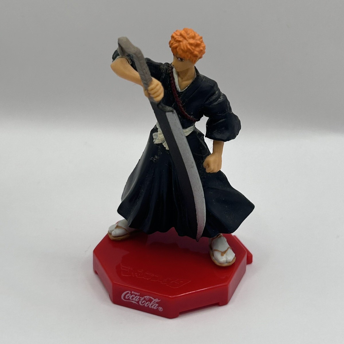 Bleach Ichigo Kurosaki Mini Figure Jump Works Coca-Cola Rare Japan