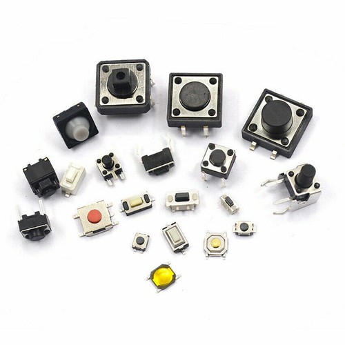 3x6mm 12x12mm etc. Interruptor pulsador táctil de varios tamaños DIP SMD con soporte - Imagen 2 de 27