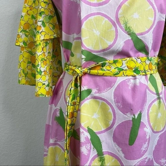 MOSCHINO BOUTIQUE Abito a contrasto con cintura al limone arricciata