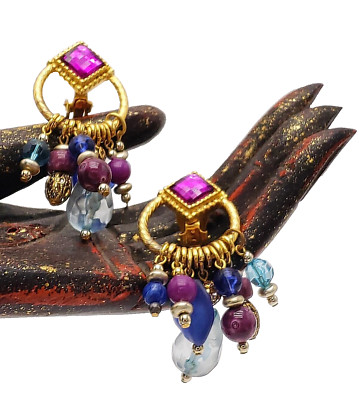 Linda Waldorf, I.B. Diffusion Earrings - Clip-on