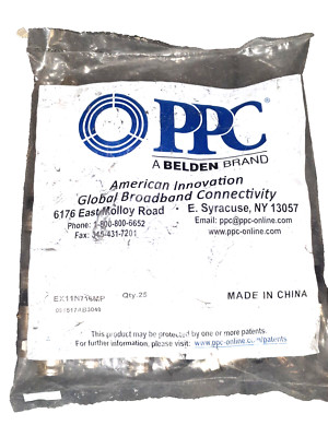 Belden PPC EX11N716PLUS RG11 Compression Connectors - Bag of 25
