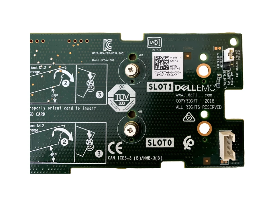 Dell BOSS Card PCIe M.2 without SSD Low Profile 3JT49 - Image 3 of 4