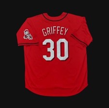 Ken Griffey Jr Cincinnati Reds 2005 Men's Alternate Red Baseball Jersey
