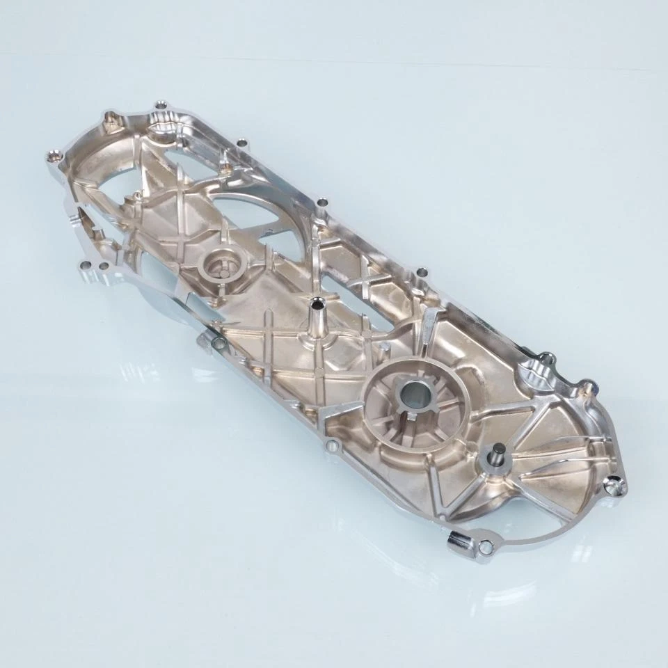 Carter de transmission TNT ventilé chromé pour scooter MBK 50 Spirit Neuf - Photo 2/3