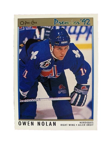 O-Pee-Chee Owen Nolan Ice Hockey Sports Trading Cards