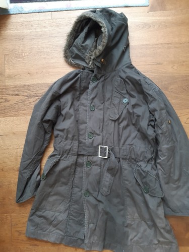 Vintage Alpha RAF Parka Flight Jacket 1950s Aircrew Archive Mods Scooter Retro L - Picture 2 of 12