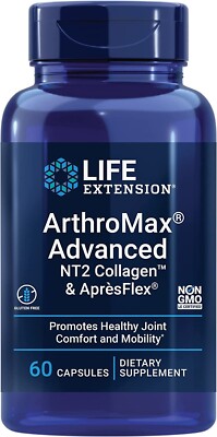 Life Extension,  ArthroMax  Advanced with NT2 Collagen  & AprèsFlex  60 Caps