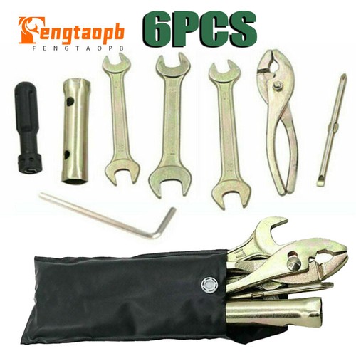 6 Pcs Motorcycle Repair Tool Kit Portable Screwdriver Pliers Wrench