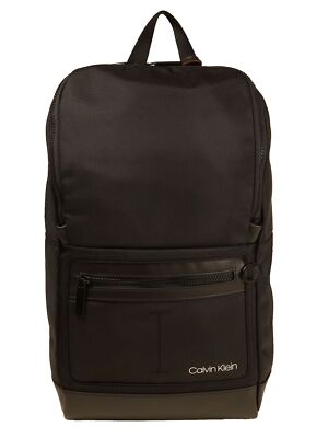Calvin Klein 15'' Laptop Rucksack 2G Square Back Pack 26L Schwarz K50K506019-BAX