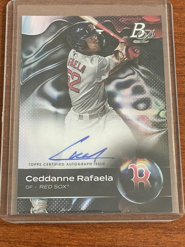 Ceddanne Rafaela 2023 Bowman Platinum Top Prospects #TOP-24 Autogramme Auto BOS