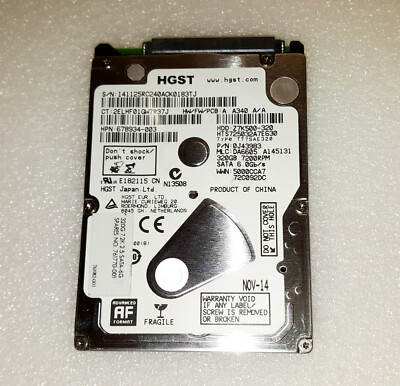 Dell Inspiron 1545 - Disco rigido 250 GB con Windows 7 Professional 64
