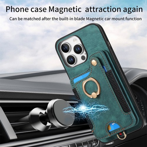 For iPhone 16 15 14 13 12 11 Pro Max XS 8 7 Case Leather Card Holder Stand Cover - Picture 43 of 66