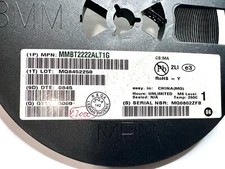 100pcs of MMBT2222ALT1G Transistor, Small Signal, Bipolar, GP, BJT, NPN, 0.6A,