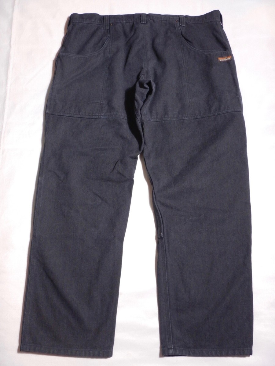 PATAGONIA Iron Forge Hemp Canvas Double Knee Pants Ink Black PATAGONIA Iron Forge Hemp Canvas Double Knee Pants Ink Black