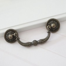 3" Hole to Hole Drop Bail Dresser Pull Handle Drawer Pulls Antique Bronze