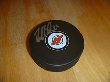 Reid Boucher New Jersey Devils Signed/Auto Puck  COA   