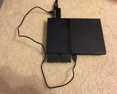 Sony PlayStation 2 Slim Launch Edition Charcoal Black Console (SCPH-75001CB)
