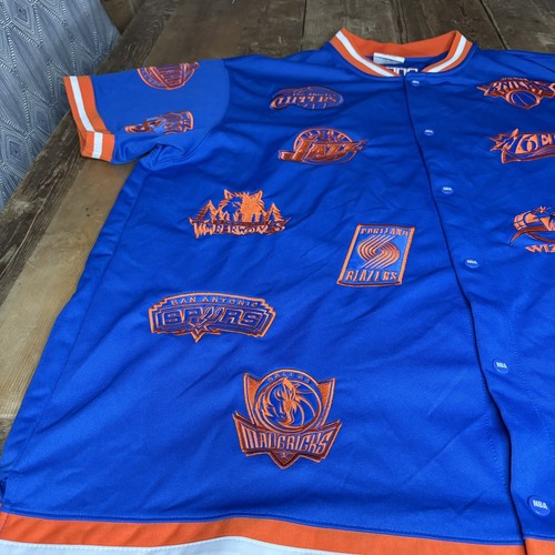 Giacca da tiro NBA All Team Logo Unico Uomo 3XL Warm Up Knicks Colori Patch - Foto 3 di 8