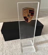 RARE PORSCHE Statue Glasstatue Pylon Rarit&auml;t