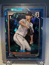 2024 Bowman Draft Sapphire Edition  Ethan Schiefelbein #BDC-7 Tigers