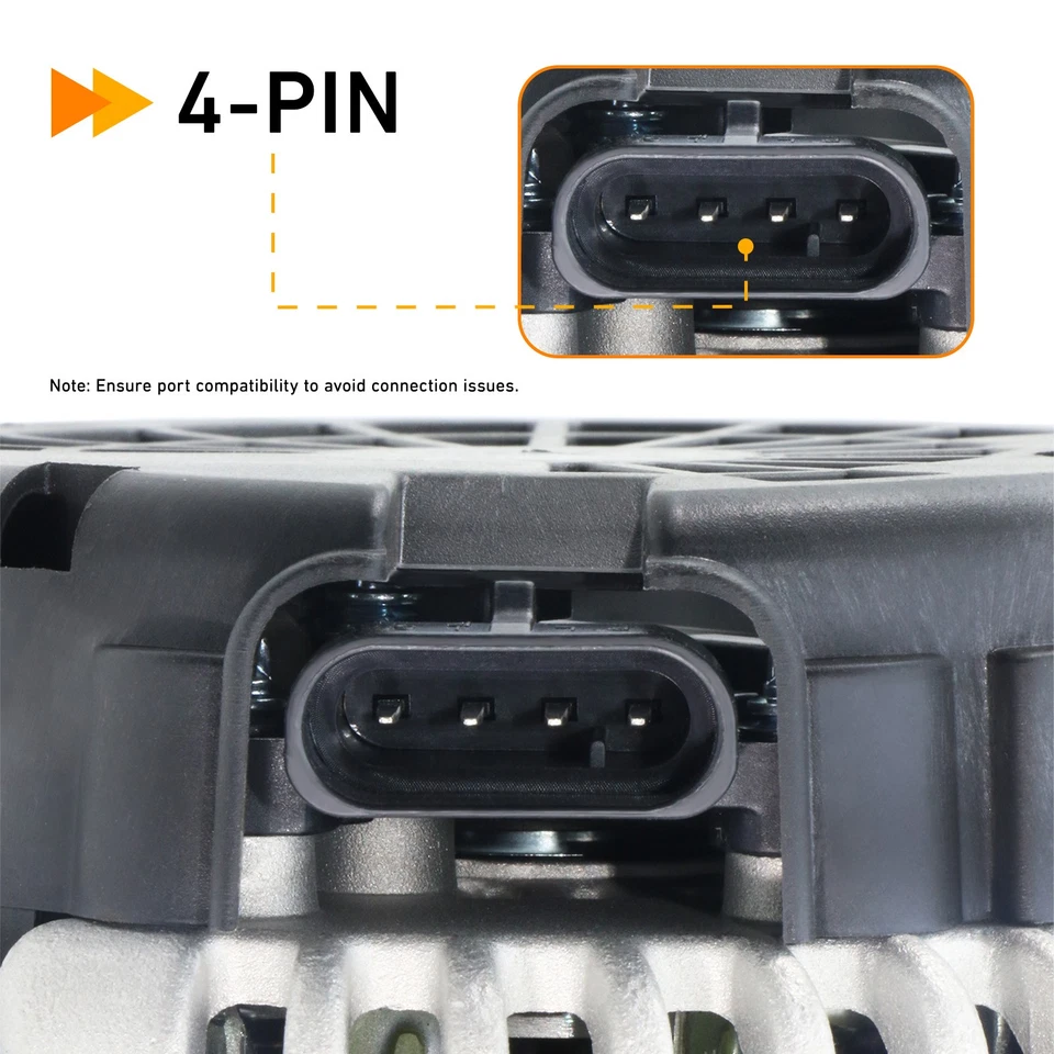 253A High Output Alternator For Chevy Silverado 1500 2500 3500 GMC Sierra Savana - Image 2 of 4